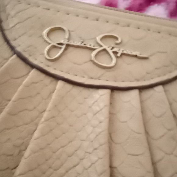 Euc Jessica Simpson tan Wallet clutch - Picture 5 of 6
